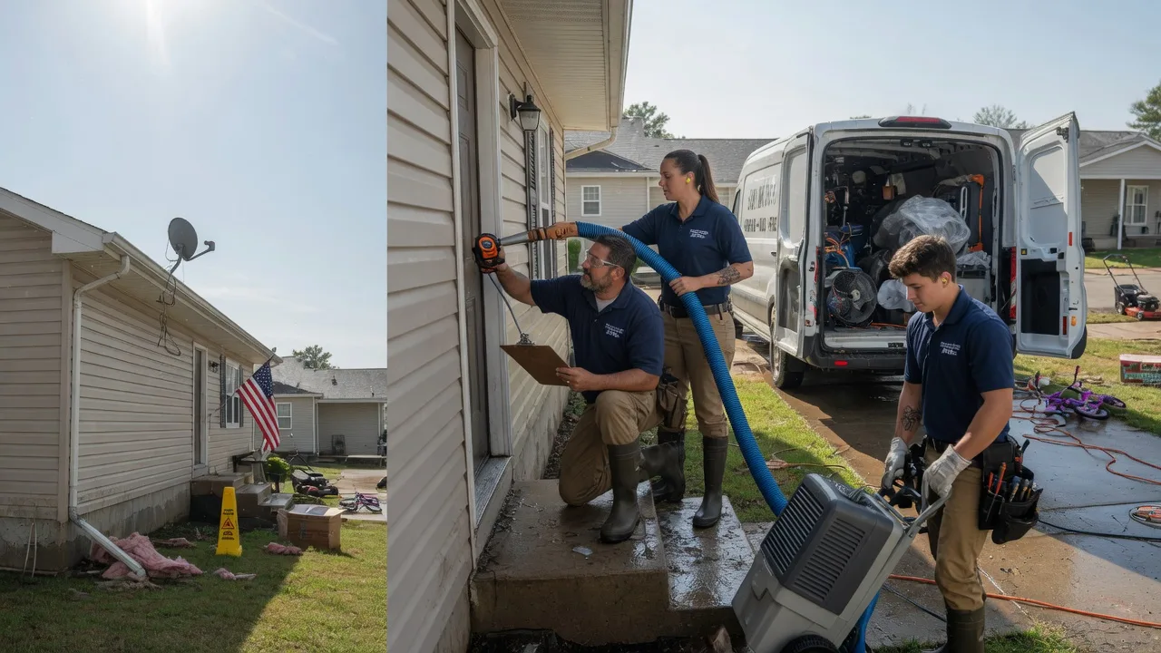Ceiling Water Damage Restoration in Genoa City, WI near me